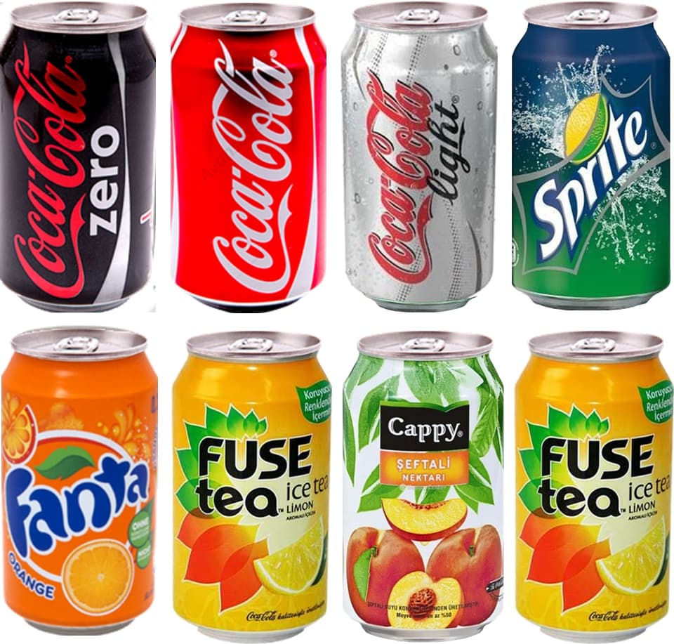 Kutu Kola - Fanta - Meyve Suyu